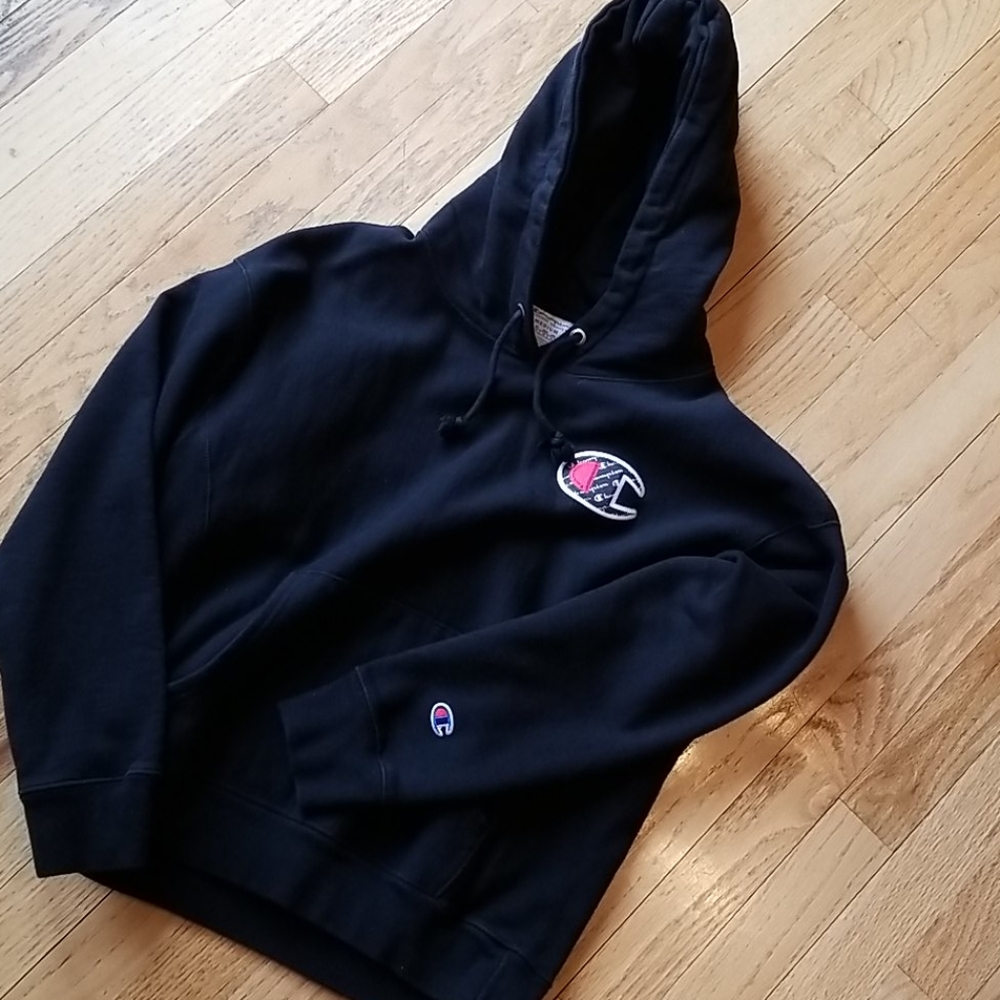 Champion black women's hoodie M